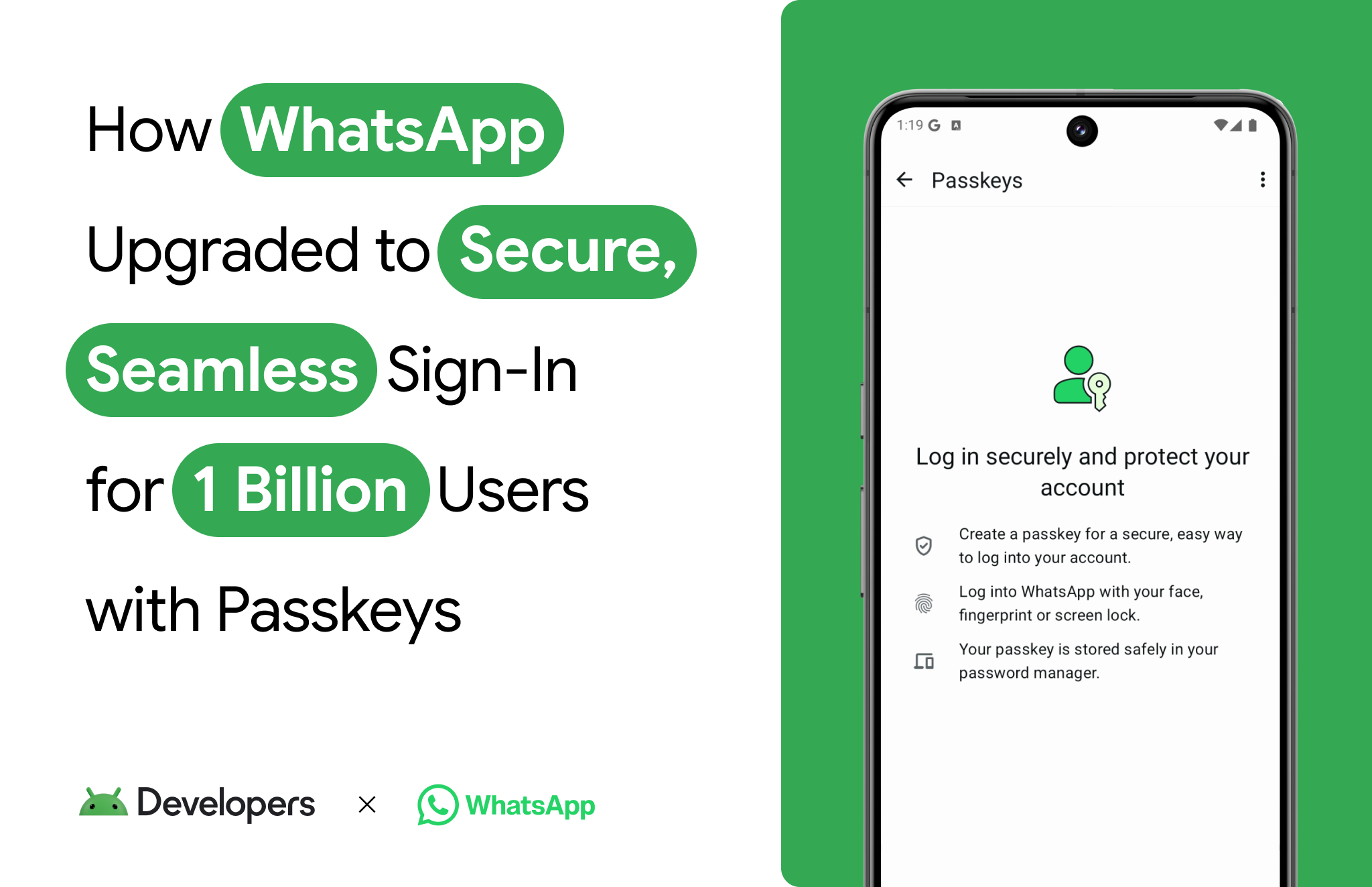 WhatsApp 1 milyar kullanıcıyı parolasız girişe taşıdı