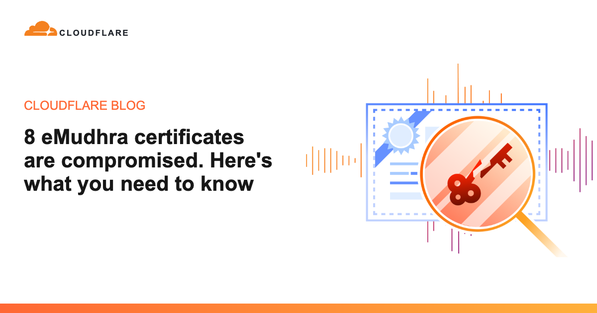 Cloudflare, zayıf anahtar kullanan sekiz eMudhra sertifikası için önlem aldı