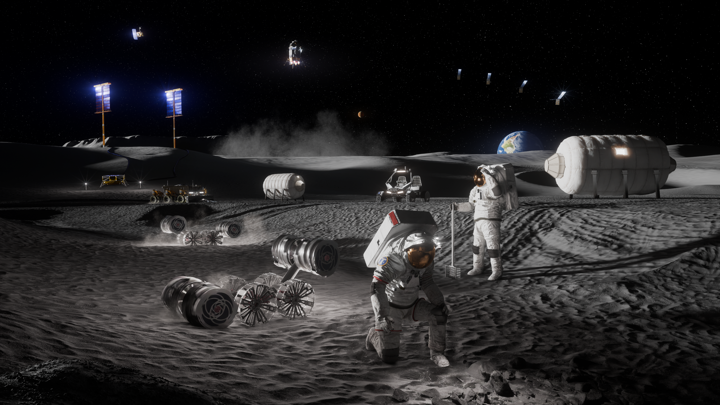 NASA, Ay üssü Moon Base için üç yeni bilim görevi seçti