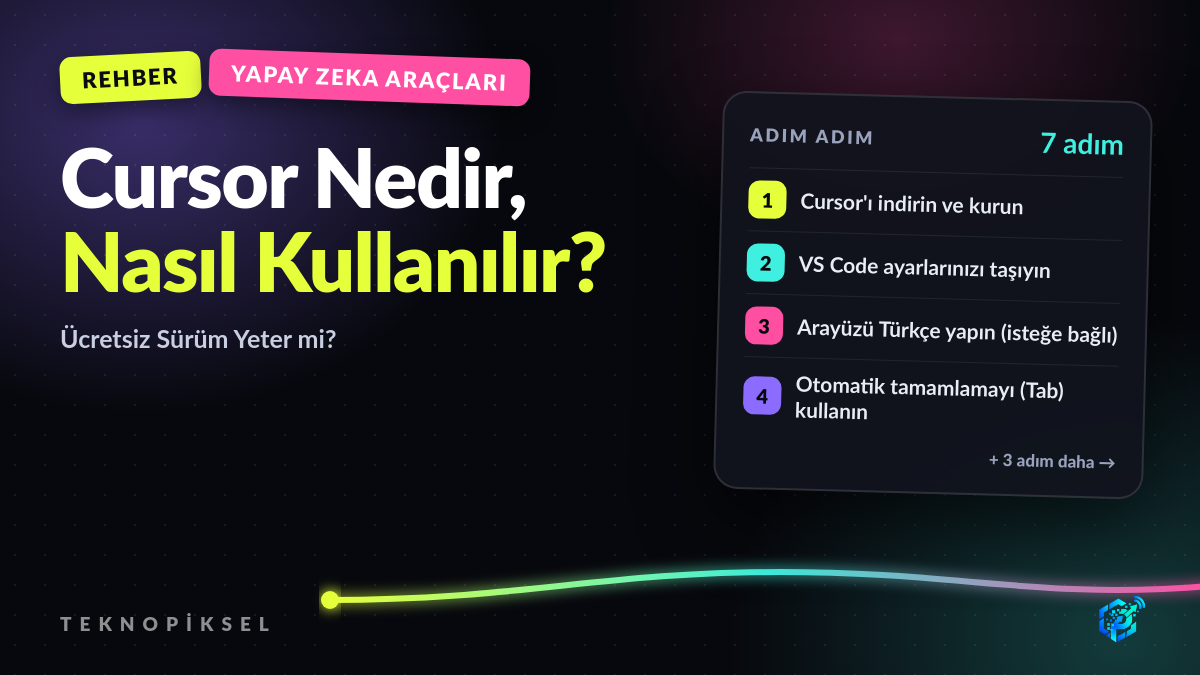Cursor Nedir, Nasıl Kullanılır? Ücretsiz Sürüm Yeter mi?