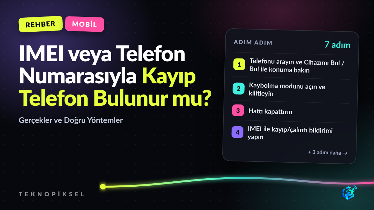 IMEI veya Telefon Numarasıyla Kayıp Telefon Bulunur mu? Gerçekler ve Doğru Yöntemler