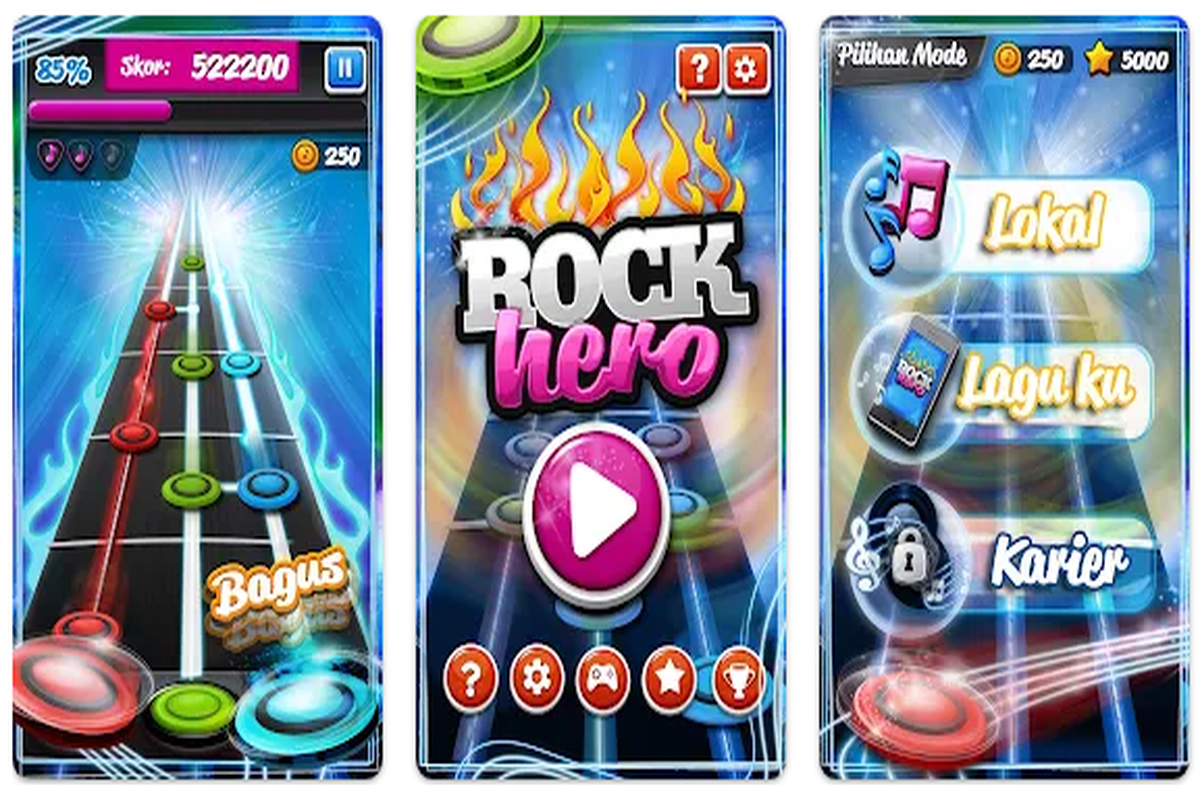 Rekomendasi 10 Game Guitar Hero Android Terbaik untuk Pecandu Musik