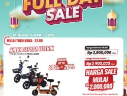 Buruan! Diskon Jutaan, Sepeda Listrik Transmart Full Day Sale