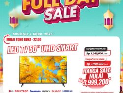 Rebut Smart TV LED 65 Inch, Diskon Rp3,6 Juta di Transmart!