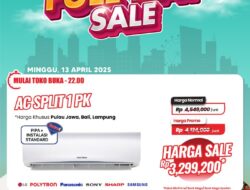 AC Split Murah Rp3 Jutaan? Buruan Serbu Transmart!
