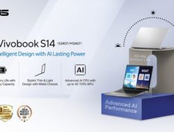ASUS Vivobook S14: Laptop AI Canggih, Mobilitas Seharian Terjamin