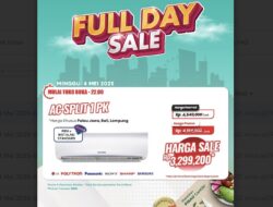 Borong AC Split 1 PK Hemat Jutaan, Transmart Full Day Sale!