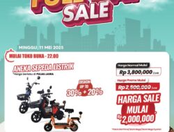 Buruan! Diskon Sepeda Listrik Transmart Setiap Minggu!