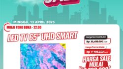 Raih Smart TV 65 Inch UHD Murah, Diskon Gila Transmart!