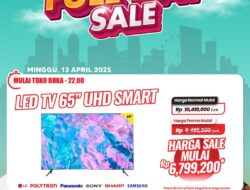 Raih Smart TV 65 Inch UHD Murah, Diskon Gila Transmart!
