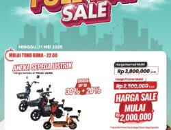 Rebut Diskon Sepeda Listrik Transmart, Promo Selamanya!