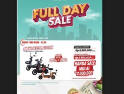 Serbu! Diskon Gila Sepeda Listrik 50% Hari Ini di Transmart