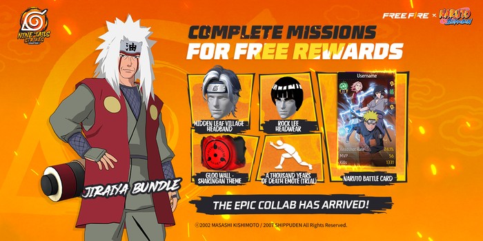 Skin Jiraiya Free Fire: Kolaborasi Epik Naruto Shippuden Rilis!
